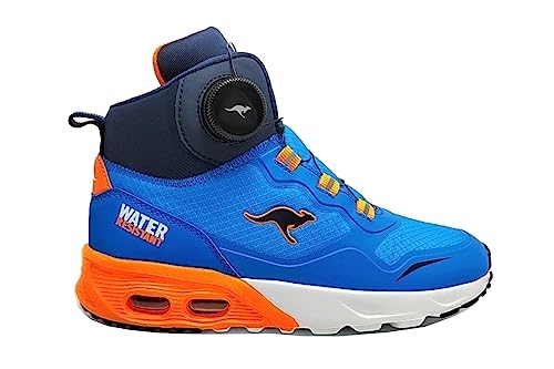 KangaROOS Herren KX-Raptor Hi FX Sneaker, Brilliant Blue/neon orange, 35 EU von KangaROOS