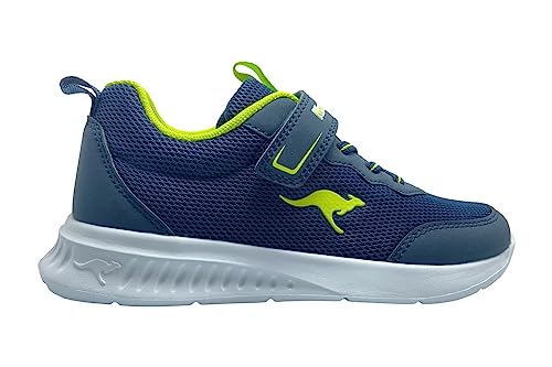 KangaROOS Herren Kl-Rise Ev Sneaker, Dk Navy Lime, 35 EU von KangaROOS