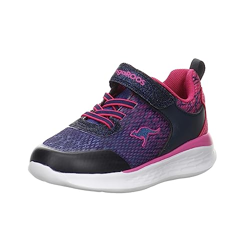 KangaROOS Herren Kq-Cracked Ev Sneaker, Dk Navy/Fuchsia, 36 EU von KangaROOS