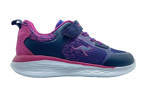 KangaROOS Herren Kq-Cracked Ev Sneaker, Dk Navy/Fuchsia, 38 EU von KangaROOS