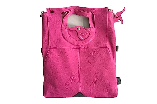 KangaROOS JEAN cliffhanger bag (set) B0171, Damen Schultertaschen, Pink (lillipilli), 32x40x3 cm (B x H x T) von KangaROOS