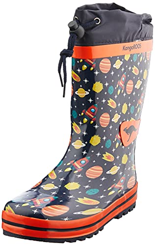 KangaROOS Jungen K-rain Regenschuh, Dk Navy Space, 23 EU von KangaROOS