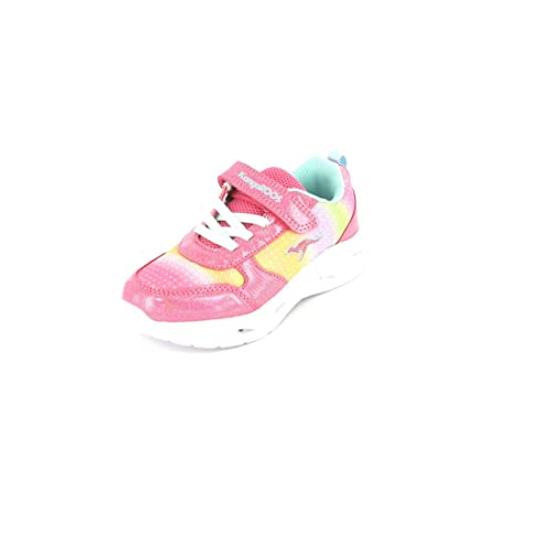 KangaROOS Jungen Mädchen K-sl Rise Ev Sneaker, Daisy Pink Mint, 27 EU von KangaROOS