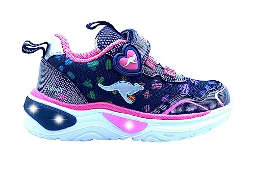 KangaROOS Jungen Mädchen K-SLG Lovin EV Sneaker, dk Navy/Daisy pink, 34 EU KangaROOS Jungen Mädchen K-SLG Lovin EV Sneaker, dk Navy/Daisy pink, 34 EU von KangaROOS