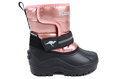 KangaROOS Jungen Mädchen K-Shell II Stiefel, Dusty Rose/metallic, 28 EU von KangaROOS