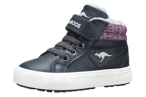 KangaROOS Jungen Mädchen KAVU Iii Sneaker, Dk Navy Grape, 24 EU von KangaROOS