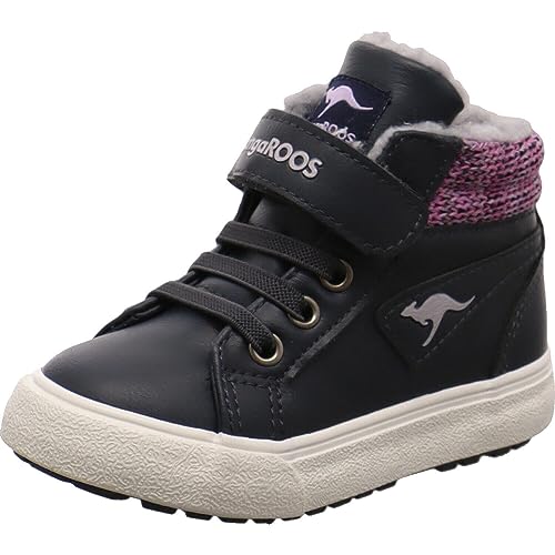 KangaROOS Jungen Mädchen KAVU Iii Sneaker, Dk Navy Grape, 25 EU von KangaROOS