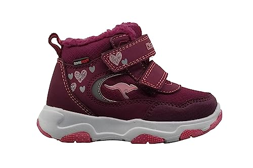 KangaROOS Jungen Mädchen KS-Freezer V RTX Stiefel, dk Berry/Dusty Rose, 23 EU von KangaROOS