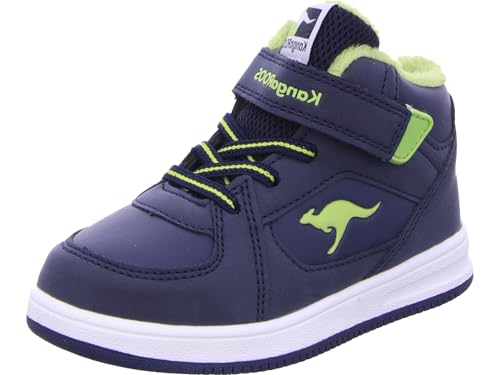 KangaROOS Jungen Unisex Kinder K-CPI Kalino Mid EV Sneaker, dk Navy/Lime, 24 EU KangaROOS Jungen Unisex Kinder K-CPI Kalino Mid EV Sneaker, dk Navy/Lime, 24 EU von KangaROOS