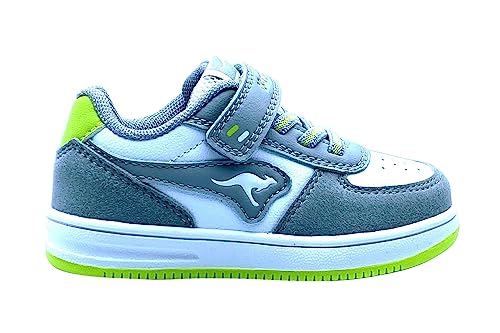 KangaROOS Jungen Unisex Kinder K-CPI Piglet EV Sneaker, Ultimate Grey/Lime, 22 EU von KangaROOS