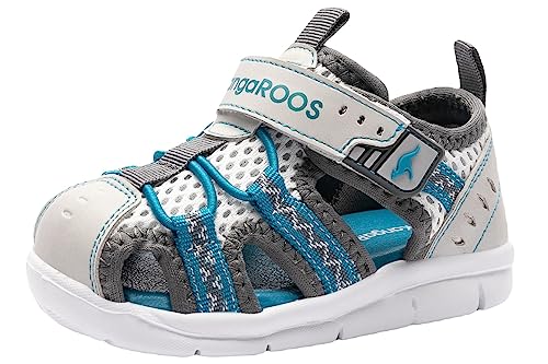 KangaROOS Unisex Kinder K-droll Ev Sneaker, Vapor Grey Sky 2193, 29 EU von KangaROOS