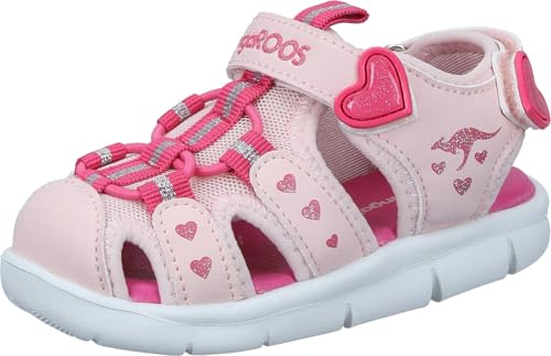 KangaROOS Jungen Unisex Kinder K-Mini Sandale, Frost pink/Daisy pink, 26 EU KangaROOS Jungen Unisex Kinder K-Mini Sandale, Frost pink/Daisy pink, 26 EU von KangaROOS