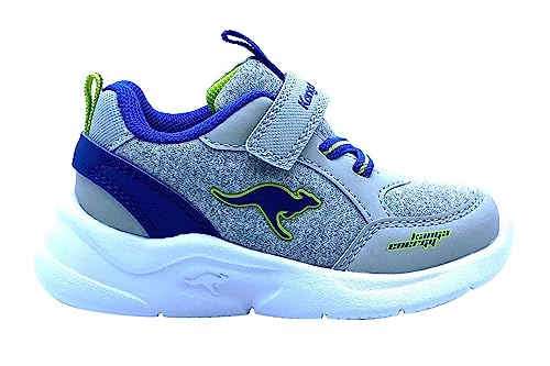 KangaROOS Jungen Unisex Kinder K-NY Chip EV Sneaker, Ultimate Grey/Navy, 27 EU von KangaROOS