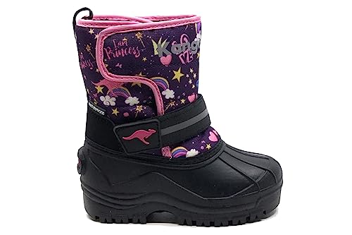KangaROOS Jungen Unisex Kinder K-Shell II Stiefel, Purple/Princess, 34 EU von KangaROOS