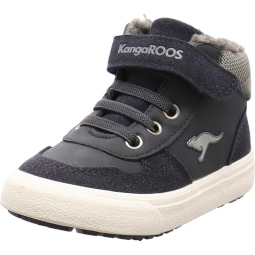 KangaROOS Jungen Unisex Kinder KAVU Shady EV Sneaker, dk Navy/Steel Grey, 25 EU von KangaROOS