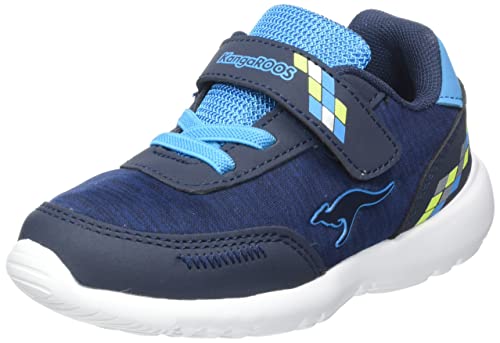 KangaROOS Jungen Unisex Kinder KY-Match EV Sneaker, dk Navy/Sky, 27 EU von KangaROOS