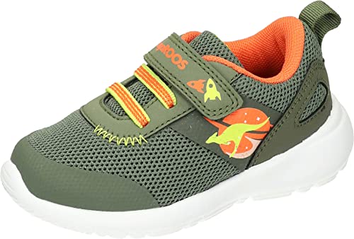 KangaROOS Jungen Unisex Kinder KY-Moon EV Sneaker, Olive/Flame, 30 EU von KangaROOS