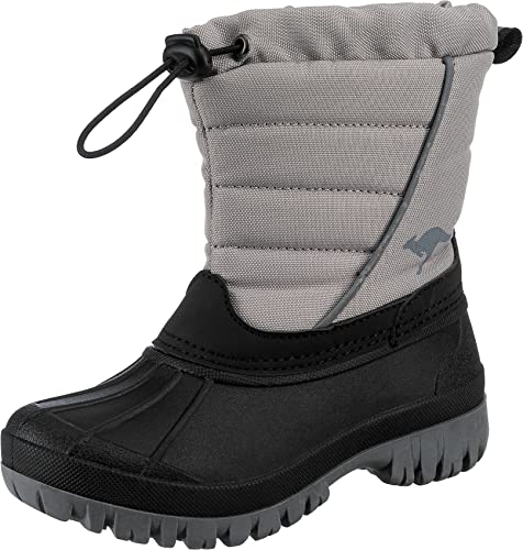 KangaROOS Unisex Kinder K-ben Schneestiefel, Vapor Grey, 30 EU von KangaROOS