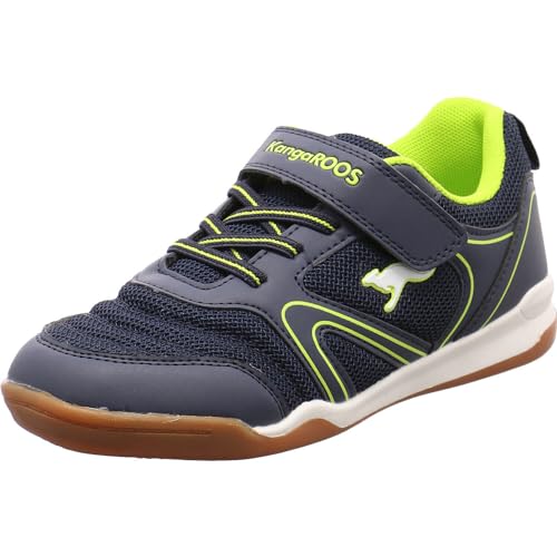 KangaROOS K-Breezeyard EV Sneaker, dk Navy/Lime, 28 EU von KangaROOS