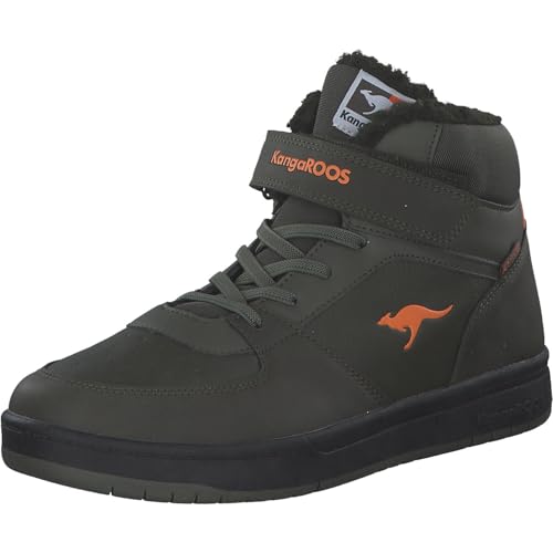KangaROOS K-CP Bound Mid EV Hightop Sneaker für Kinder in Grün, Water Resistant, wasserabweisend. grün Gr. 32 von KangaROOS