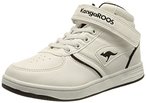 KangaROOS K-CP Flash EV Sneaker, White/Jet Black, 28 EU von KangaROOS