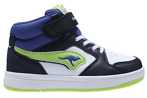 KangaROOS K-CP Hogan EV Sneaker, dk Navy/Lime, 33 EU von KangaROOS