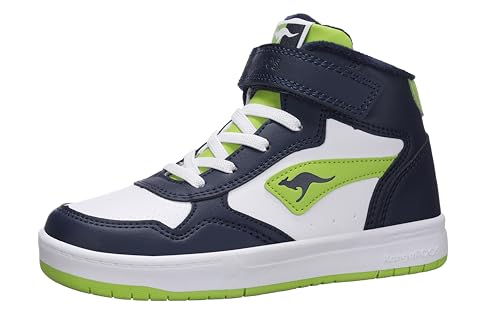 KangaROOS K-cp Jumbo Ev Sneaker, Dk Navy Lime, 34 EU von KangaROOS