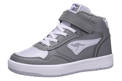 KangaROOS Unisex Kinder K-cp Jumbo Ev Sneaker, Steel Grey Misty Lilac, 29 EU von KangaROOS