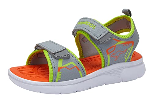 KangaROOS K-ES Sunny Sandale, Ultimate Grey/Lime, 26 EU von KangaROOS