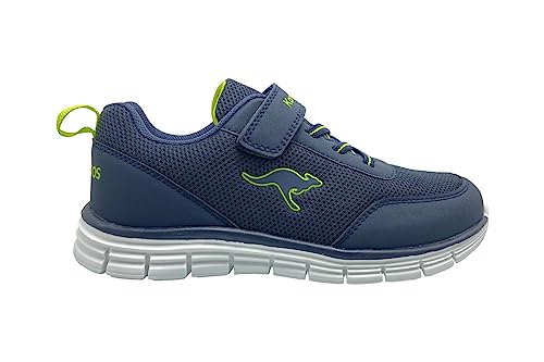 KangaROOS K-FK Jack EV Sneaker, dk Navy/Lime, 32 EU von KangaROOS