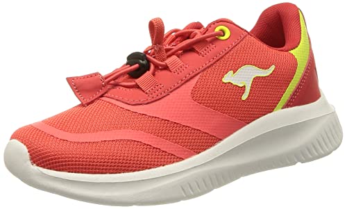 KangaROOS K-FT Push Sneaker, Fiery red/limetta, 28 EU von KangaROOS