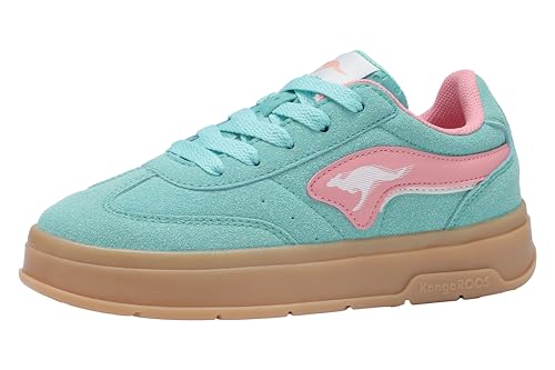 KangaROOS Mädchen K-gk Meenie Sneaker, Ocean Rose, 32 EU von KangaROOS
