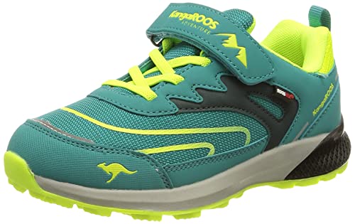 KangaROOS K-HK Teak Low EV RTX Wanderschuh, Turquoise/Soft Yellow, 28 EU von KangaROOS