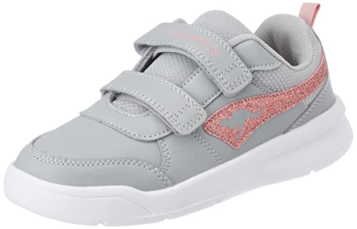 KangaROOS Unisex Kinder K-ICO V Sneaker, Vapor Grey Dusty Rose, 28 EU von KangaROOS