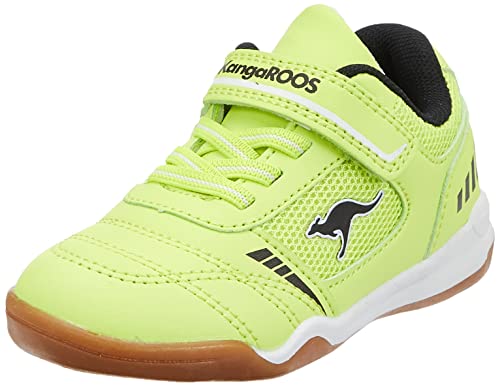 KangaROOS K-Kingyard EV Hallenturnschuh, limetta/Jet Black, 28 EU von KangaROOS