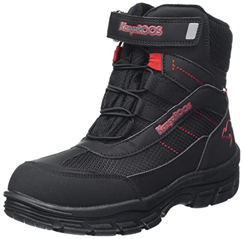 KangaROOS K-Leno Denali RTX Stiefel, Jet Black/Fiery red, 28 EU von KangaROOS