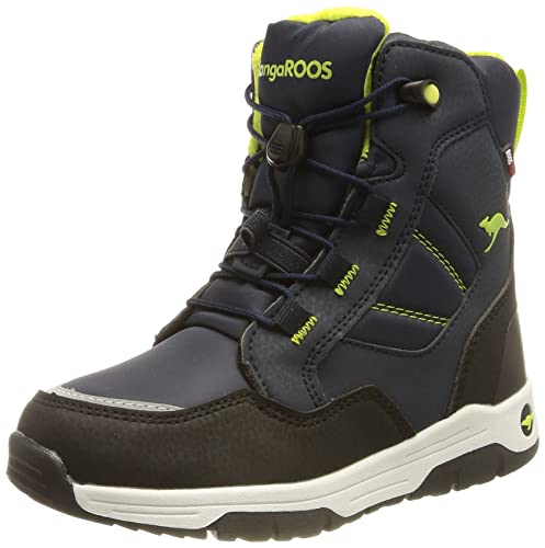 KangaROOS K-MJ North RTX Stiefel, dk Navy/Lime, 30 EU von KangaROOS