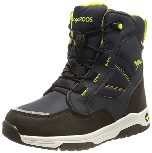 KangaROOS K-MJ North RTX Stiefel, dk Navy/Lime, 33 EU von KangaROOS