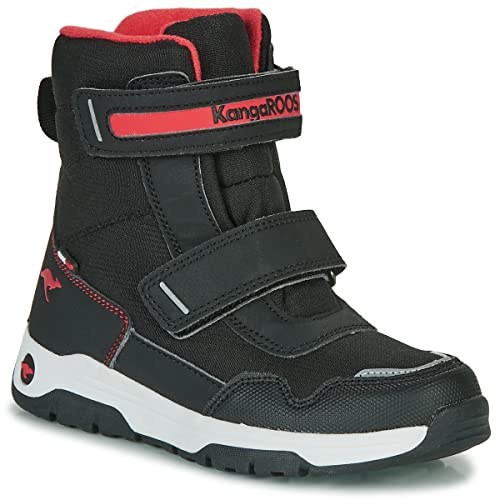 KangaROOS K-MJ Sharp V RTX Trekking-& Wanderstiefel, Jet Black/Fiery red, 30 EU von KangaROOS