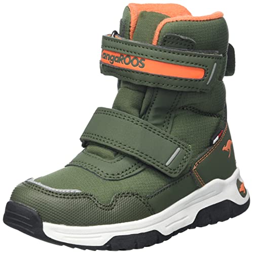 KangaROOS K-MJ Sharp V RTX Trekking-& Wanderstiefel, Military Green/neon orange, 26 EU von KangaROOS