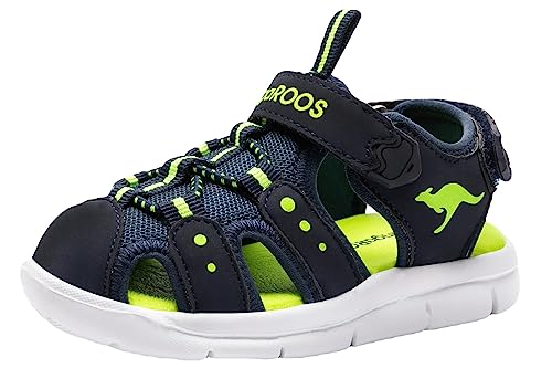 KangaROOS Unisex Kinder K-mini Sandalen, Grün Blau, 22 EU von KangaROOS