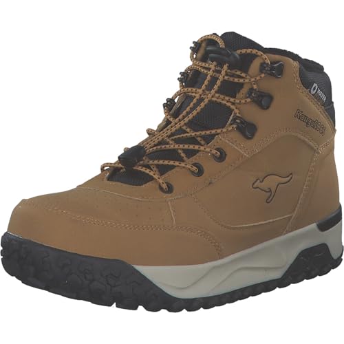 KangaROOS K-NB Sault RV Schneestiefel, tan/Jet Black, 39 EU von KangaROOS
