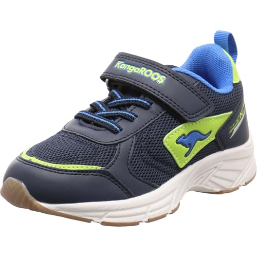 KangaROOS K-NI Chino EV Hallenturnschuh, dk Navy/Lime, 37 EU von KangaROOS