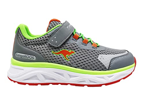 KangaROOS K-OK Ionis EV Sneaker, Ultimate Grey/Flame, 30 EU von KangaROOS