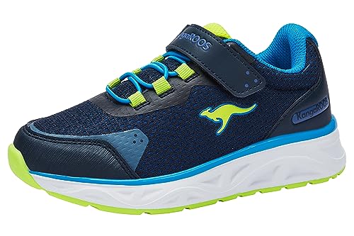KangaROOS K-OK Ionis EV Sneaker, k Blue/limetta, 32 EU von KangaROOS