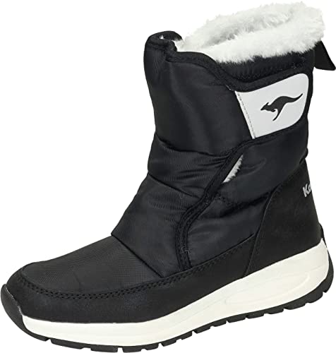 KangaROOS K-PE Belle RTX Stiefel, Jet Black/Vapor Grey, 28 EU von KangaROOS