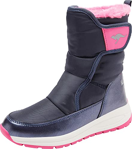 KangaROOS K-PE Belle RTX Stiefel, dk Navy/Daisy pink, 40 EU von KangaROOS