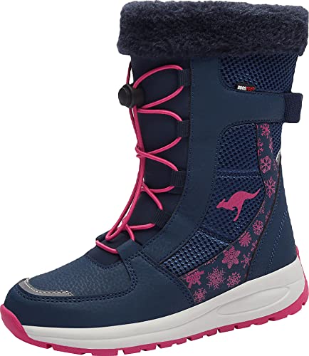 KangaROOS K-PE Gastin RTX Stiefel, dk Navy/Daisy pink, 36 EU von KangaROOS