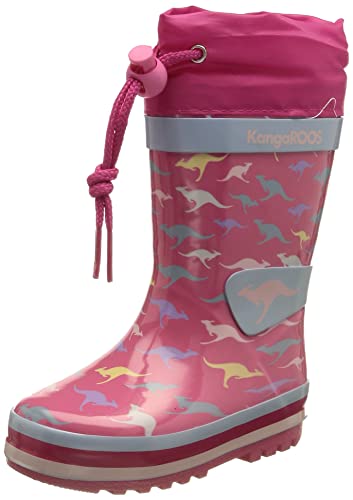 KangaROOS K-Rain Gummistiefel, Fandango pink/Kangaroo, 25 EU von KangaROOS