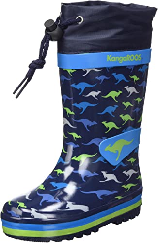 KangaROOS Jungen K-rain Gummistiefel, Dk Navy Kangaroo, 23 EU KangaROOS Jungen K-rain Gummistiefel, Dk Navy Kangaroo, 23 EU von KangaROOS
